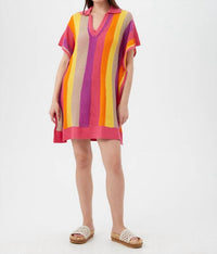 Trina Turk Candela Mini Dress in eden roc rose multi - women's dress