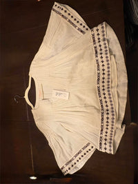 Rococo Sand - pintucks detail top
