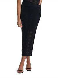 Favorite Daughter Courtside Midi Skirt in navy - women's skirt