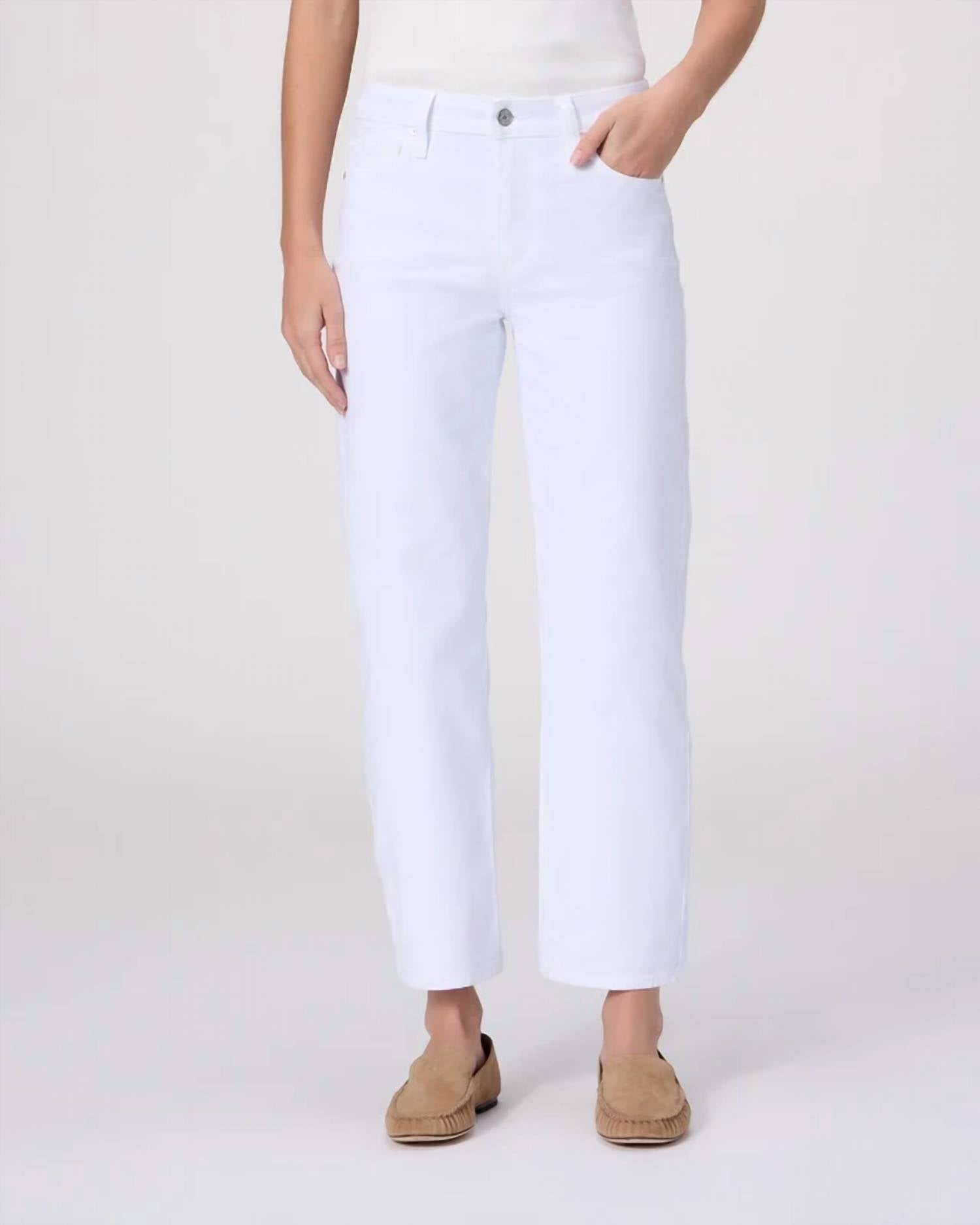 Paige - Mason Straight Leg Ankle Jeans