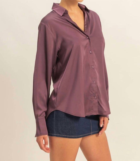 Hyfve - Sammy Button-up Satin Top