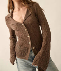 Promesa - Button Up Knit Top