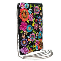 Mary Frances - Women's So Sweet Beaded Floral Crossbody Phone Bag