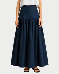 Saint Art - Tossa Poplin Midi Skirt
