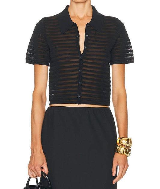 Jonathan Simkhai - Larken Short Sleeve Cardigan