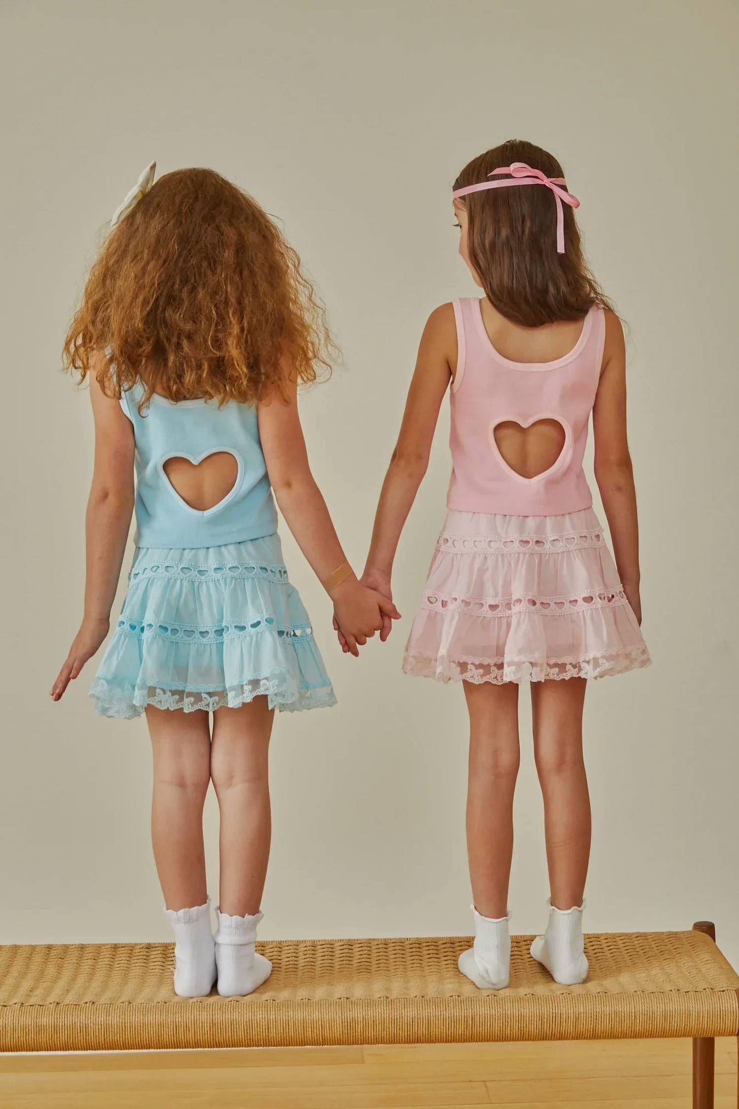Theme - Girls Harlow Cut Out Tank