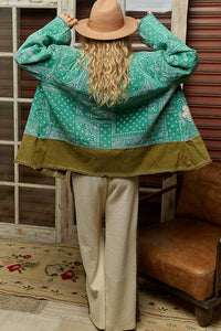 Pol - Paisley Patch Jacket