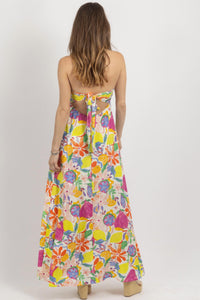 Fore Collection - Fruity Floral Maxi Dress