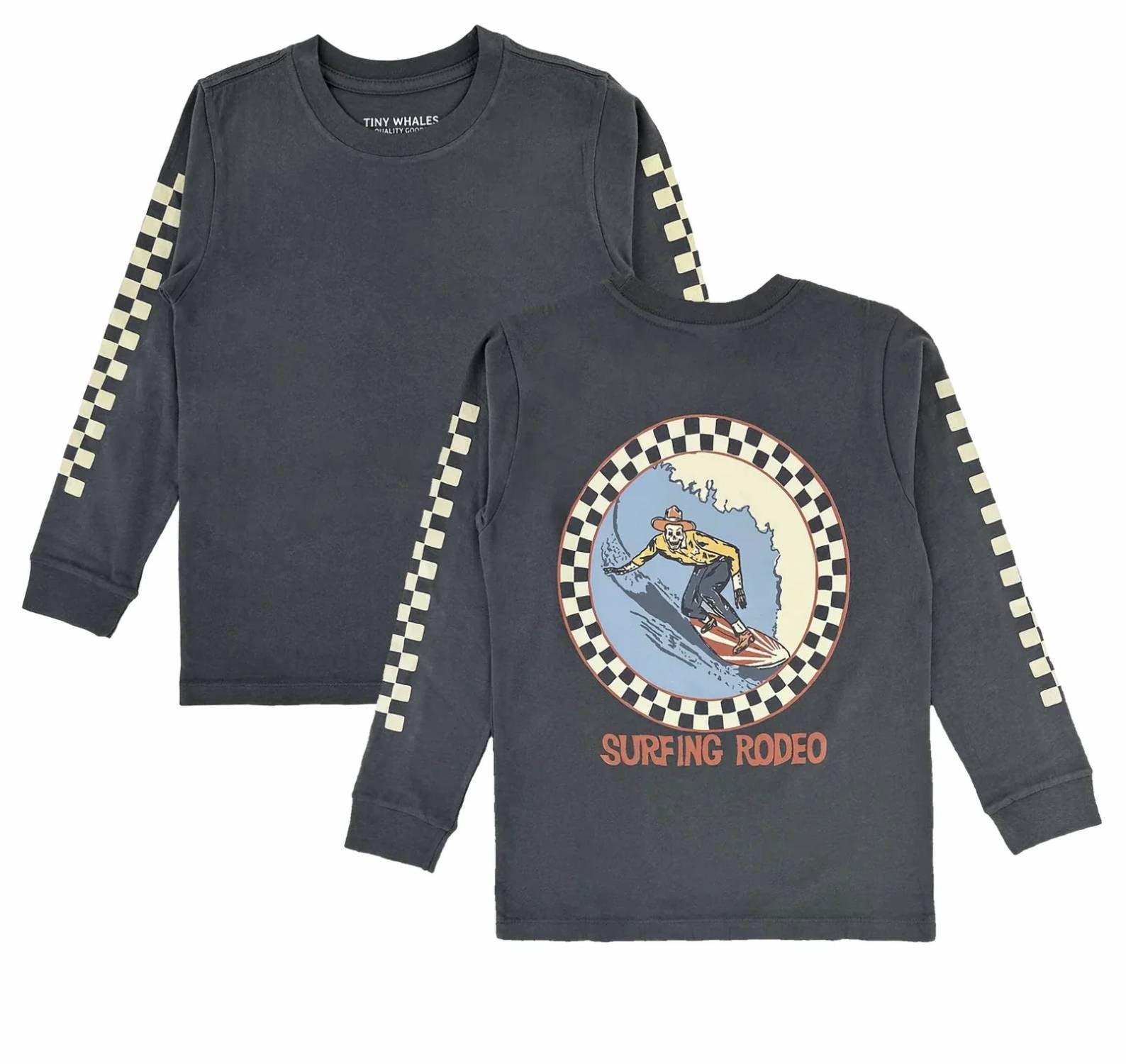 Tiny Whales - Long Sleeve Surfing Rodeo Tee