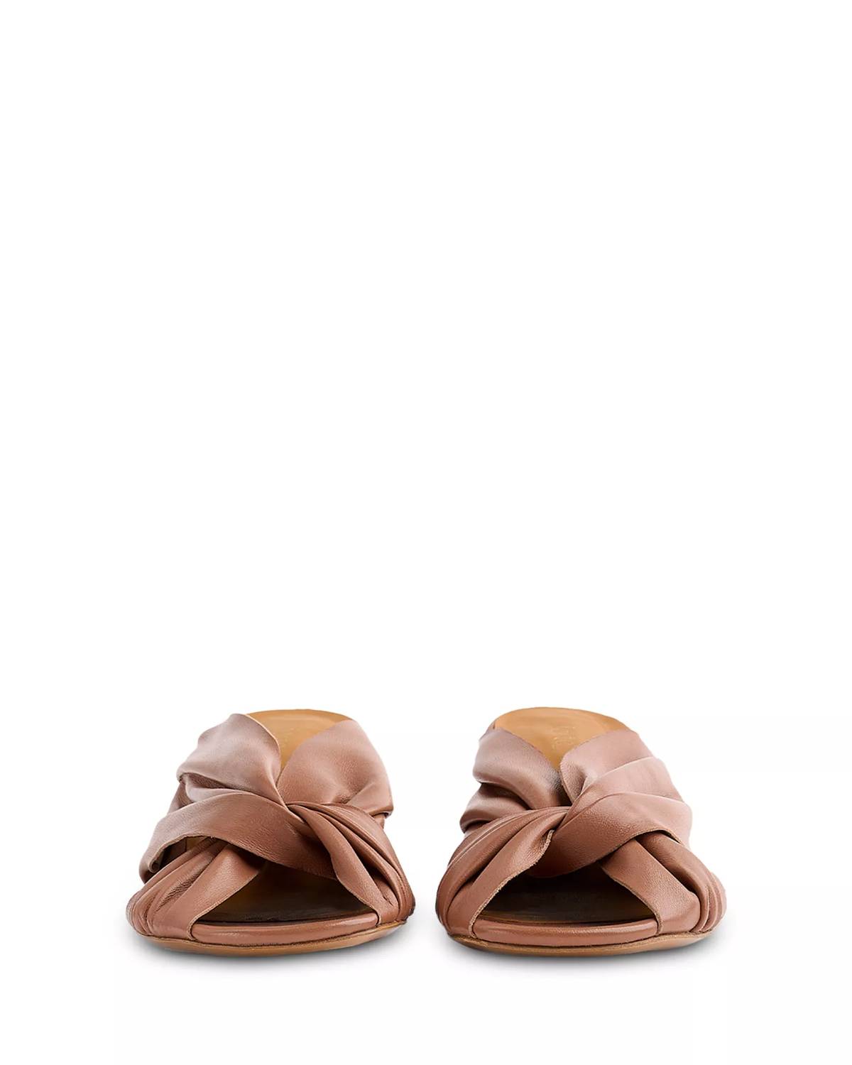 Forte Forte - Women's Crossover Leather Block Heel Sandals