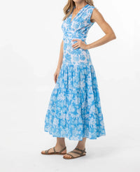 Bindu - Hazel Floral Tiered Midi Dress