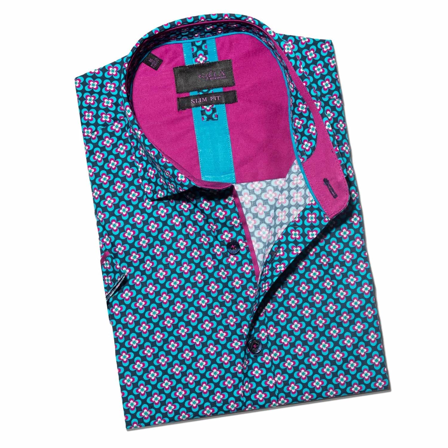 Eight X - Beverly Hills Floral Short Sleeve Shirt