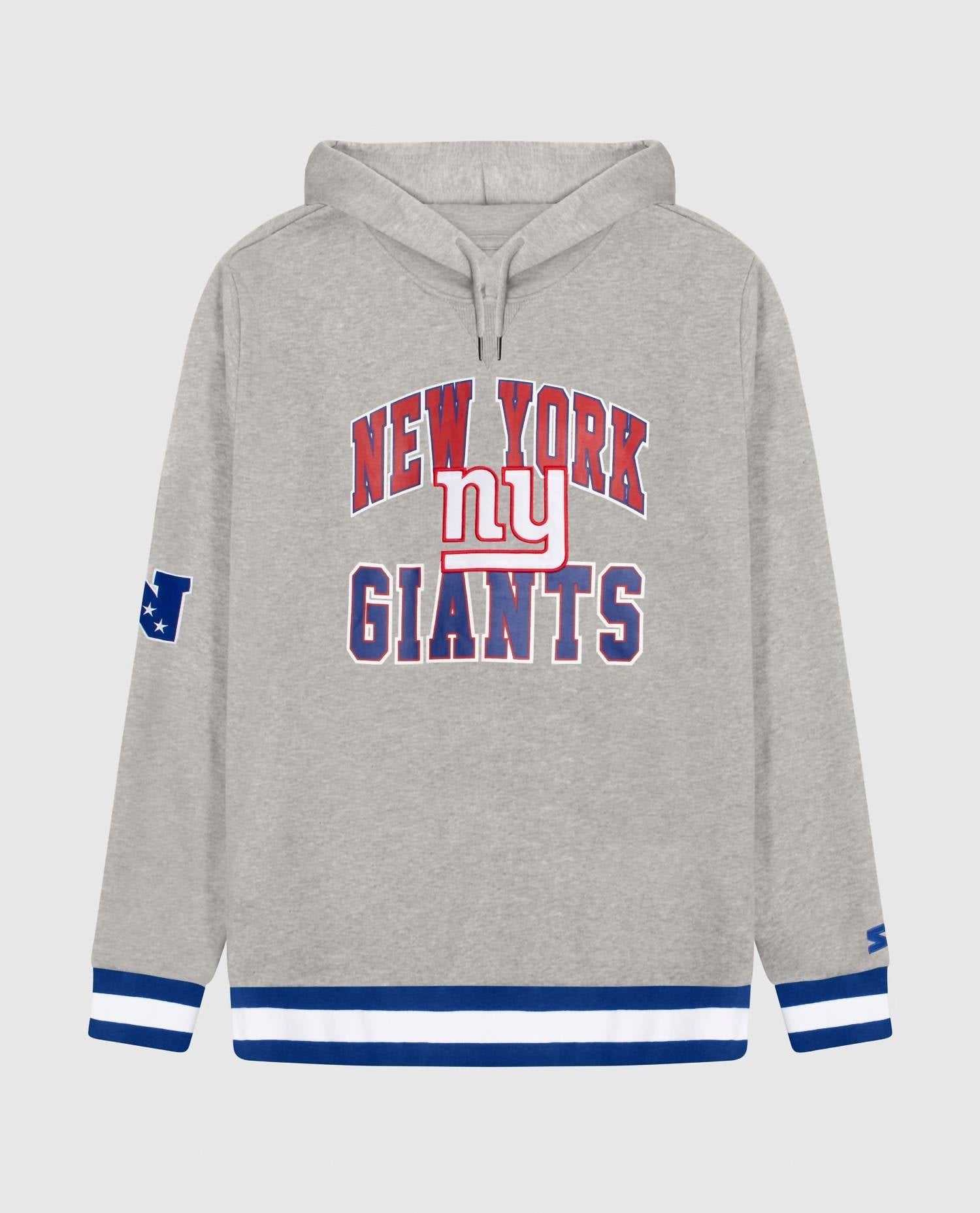 Starter - Men's New York Giants Knit Hoodie Sweatshirt