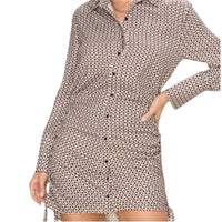 Hyfve - Geometric Print Shirt Dress