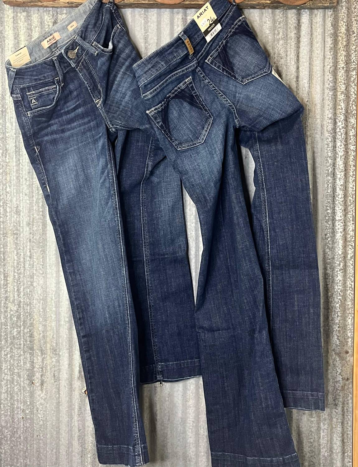 ARIAT Catalaya Perfect Rise Trouser Jeans in plumas - women's jeans - view 4