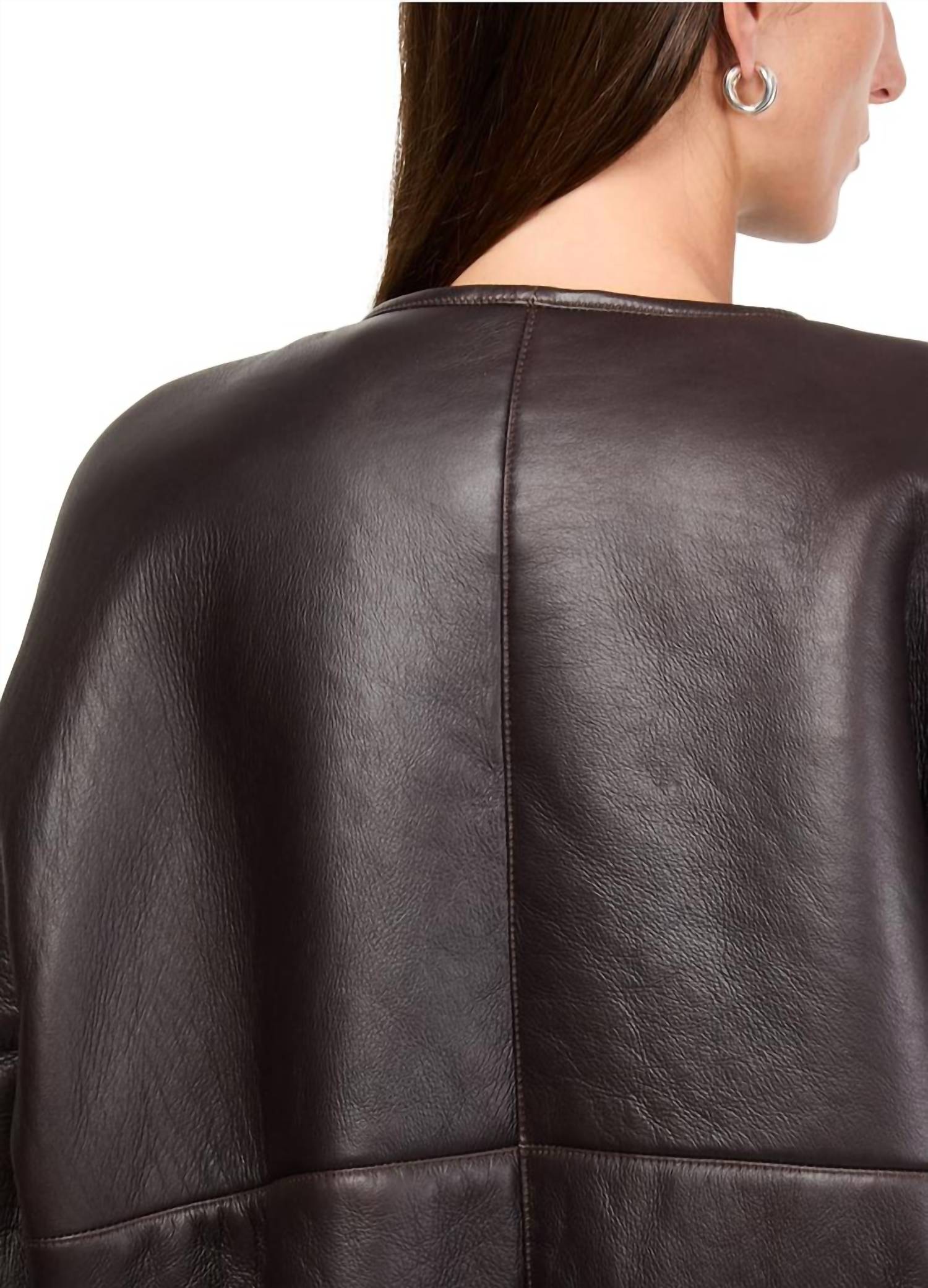 soeur FABIO JACKET in brown - women's jacket - alternate view