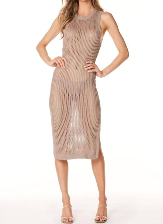 Bobi - Mesh Tank Dress Coverup