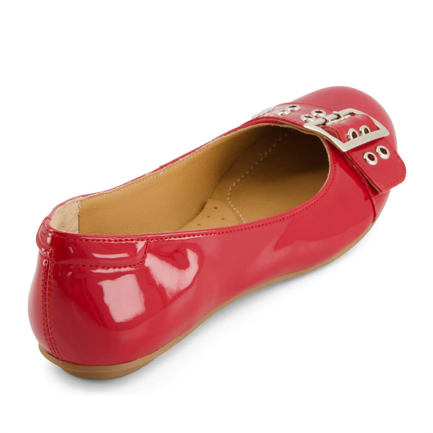 Andrea - Women's Wide Buckle Ballerinas