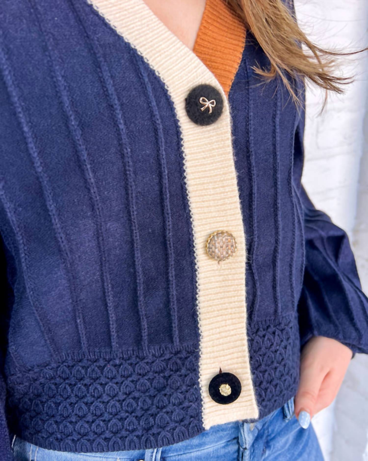 Thml - Color Block Cardigan