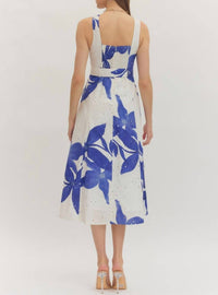 Entro - Botanical Midi Dress