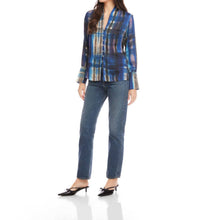 Fifteen Twenty - V Neck Button Front Blouse
