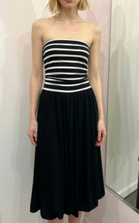 Vava - Striped Strapless Dress