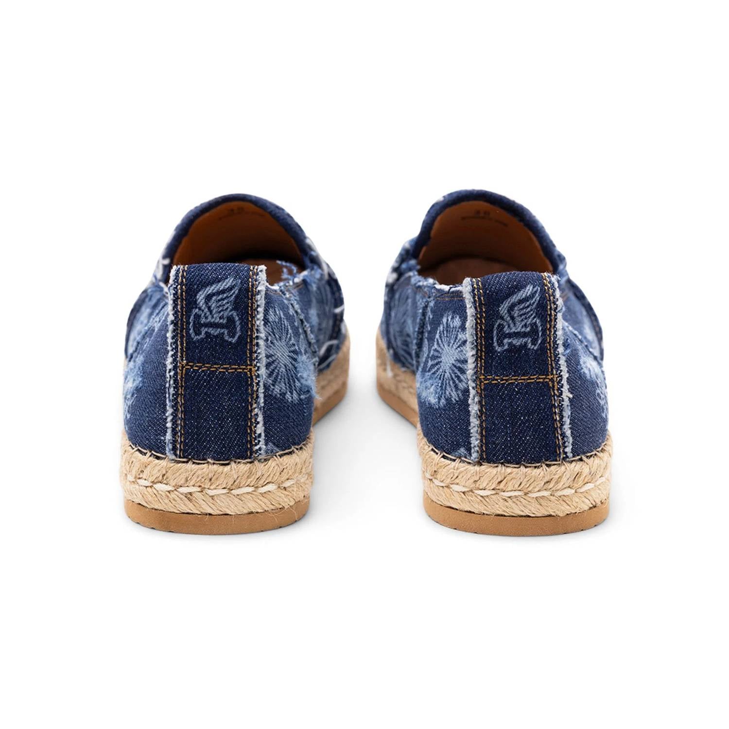 Hogan - Women's Denim Floral Print Espadrilles