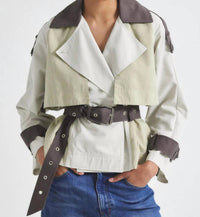 Derek Lam 10 Crosby - Ines Cropped Trench Jacket