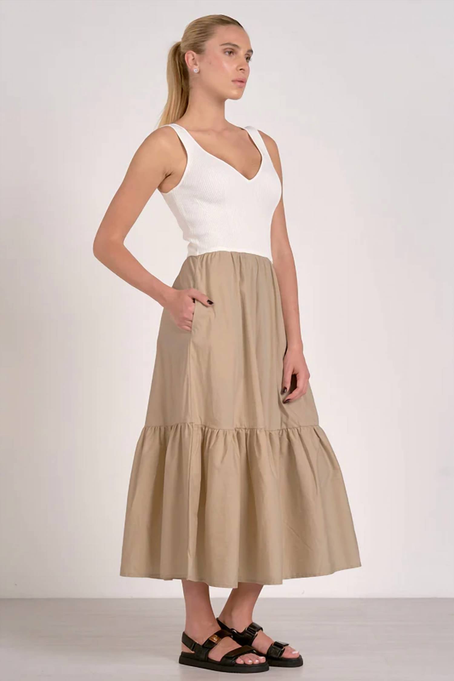 Elan - Rhodes Sweater Knit Maxi Dress
