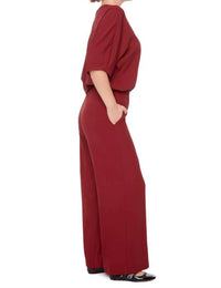 Up! - Solid Vegan Silk Wide Leg Pant