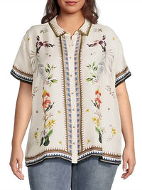 Johnny Was - Ophelia Camp Shirt Plus