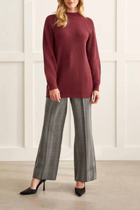 Tribal - Mock Neck Long Sweater