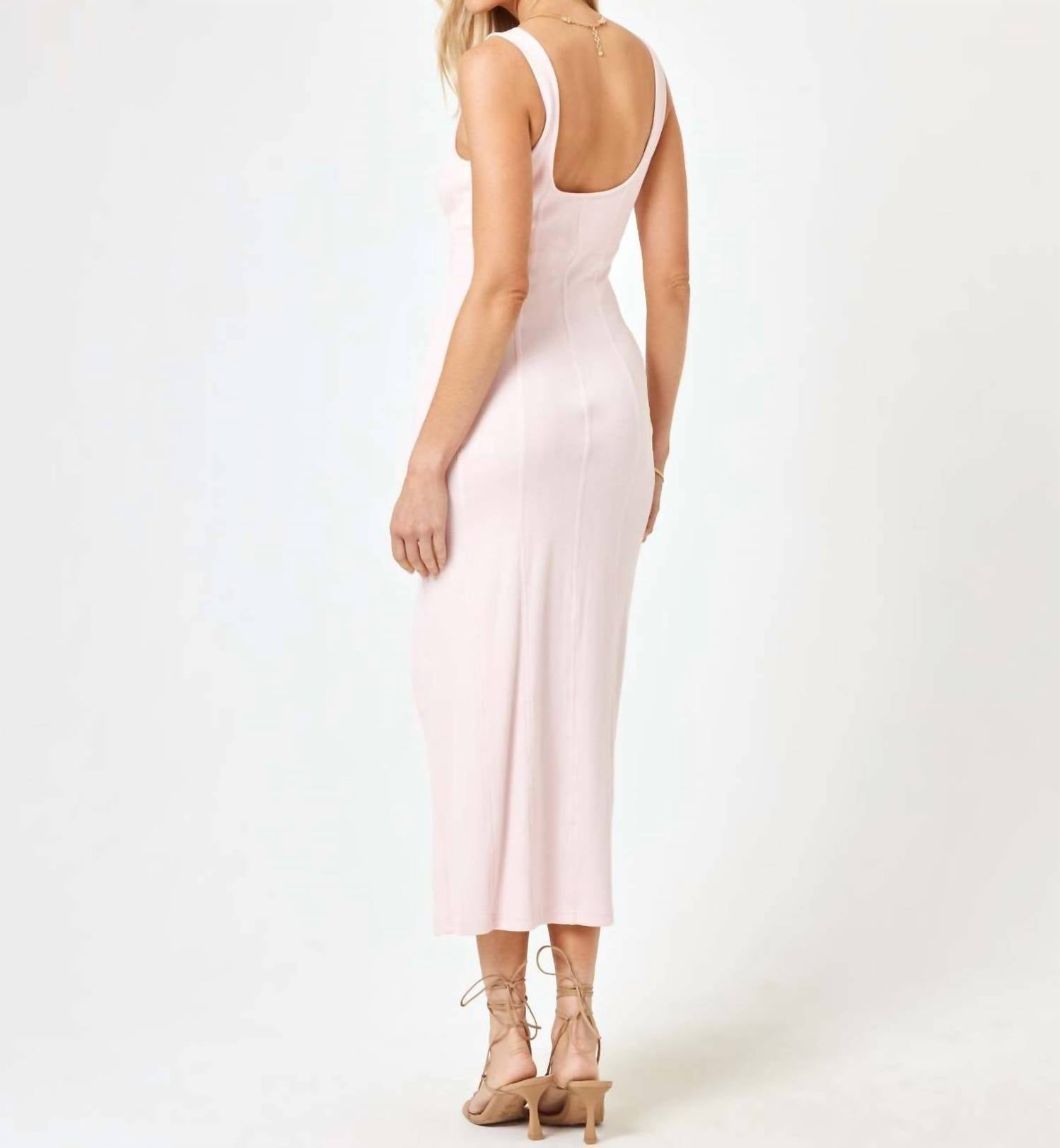 L*Space - Vivienne Midi Dress With Front Leg Slit