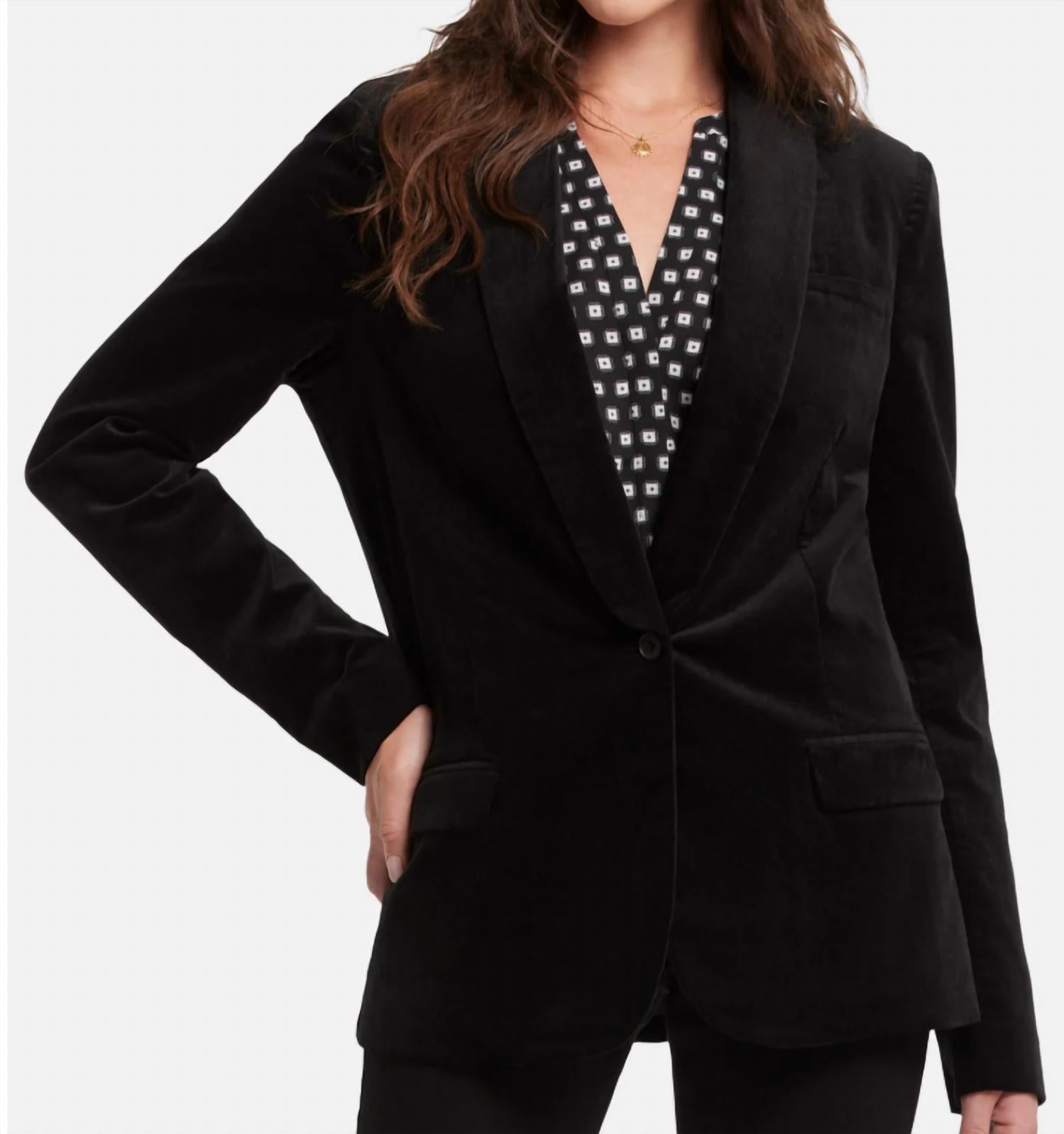 Nydj - VELVETEEN TUXEDO JACKET