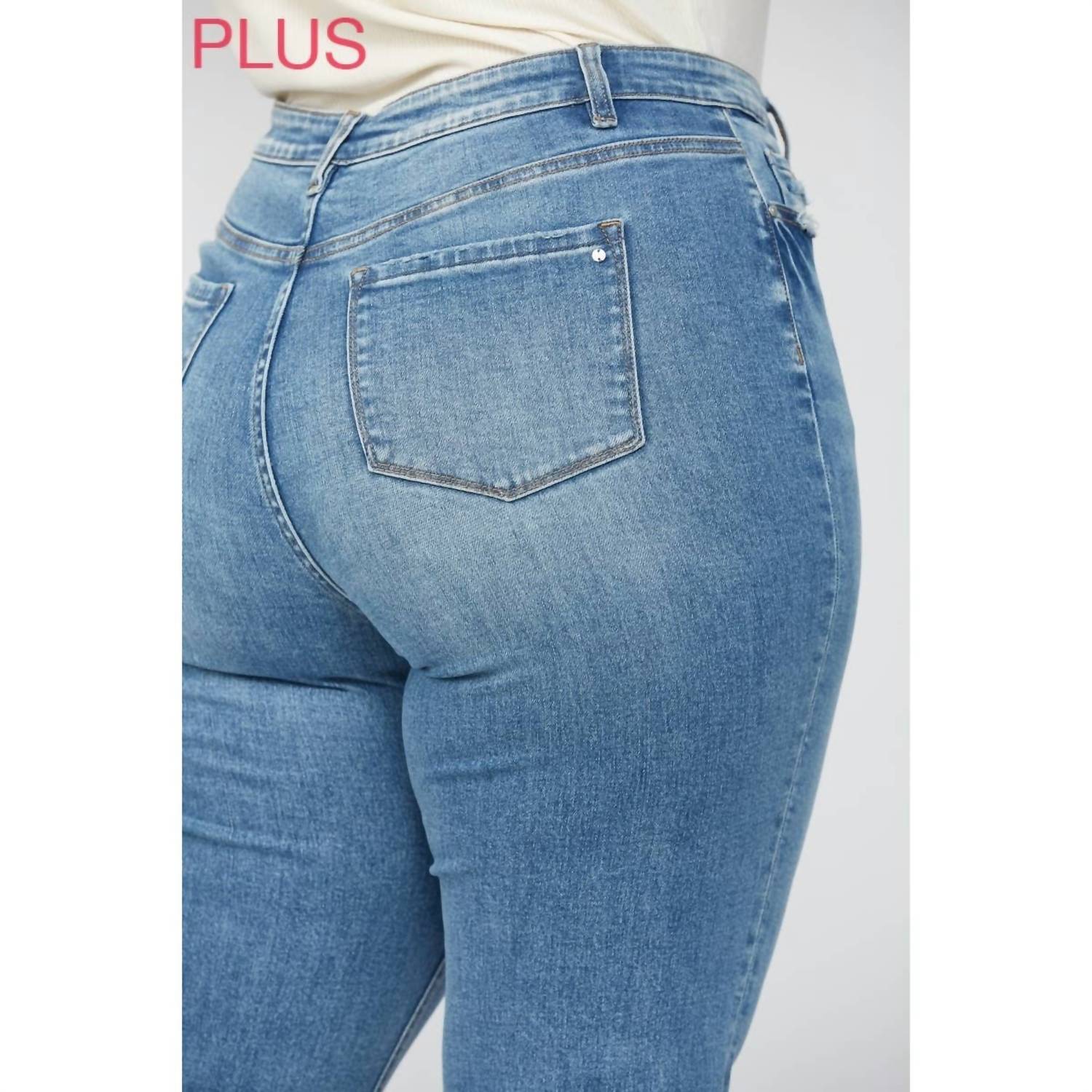 Mica Denim - Super High Rise Straight Leg Jean - Plus