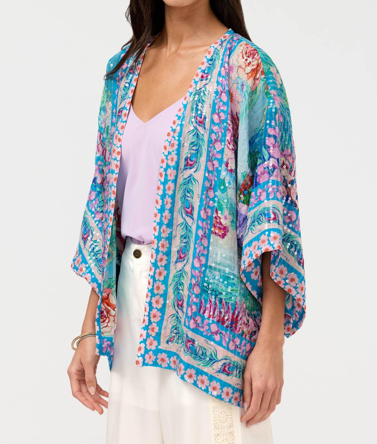 Johnny Was - BOMI SEQUIN KIMONO