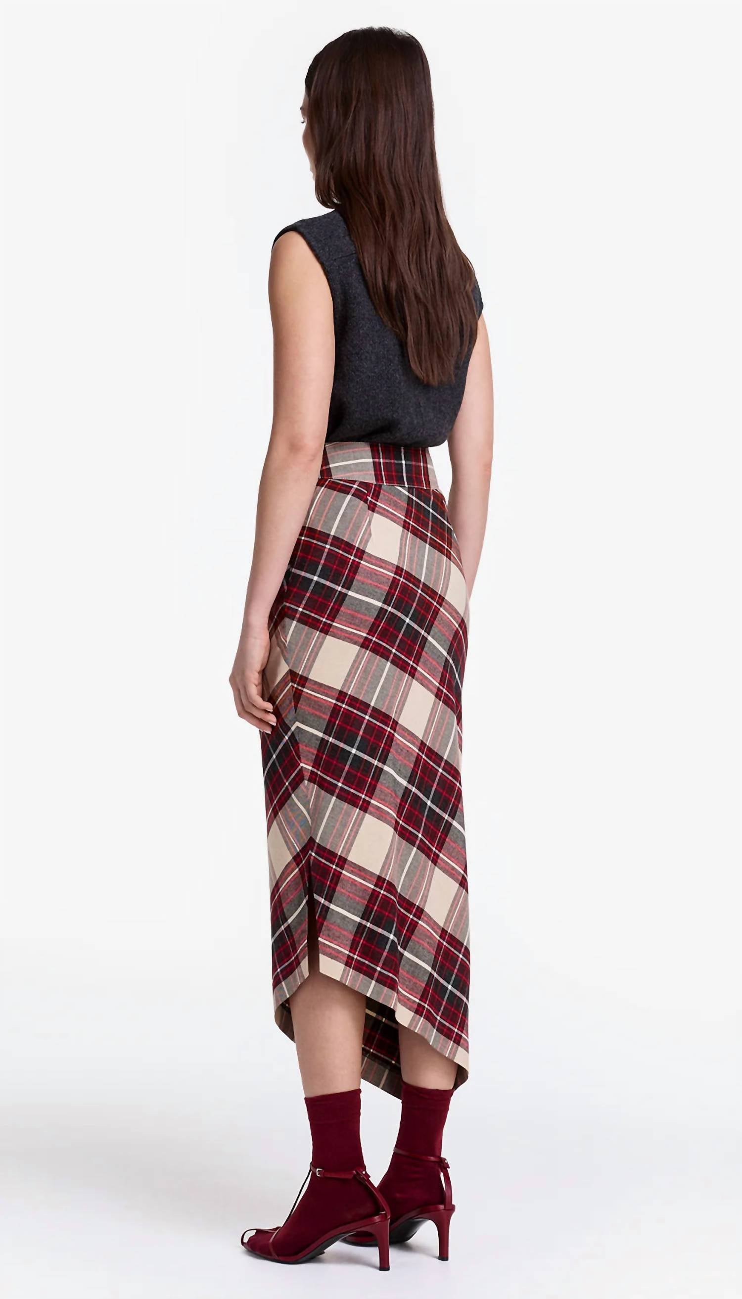 Smythe - Asymmetrical Midi Skirt