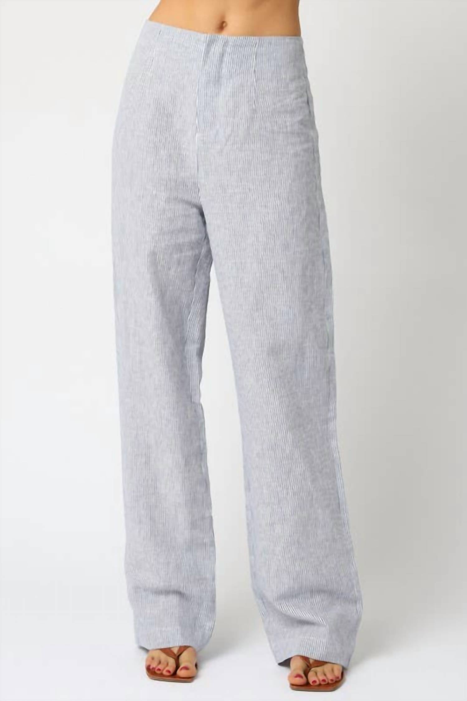 Olivaceous - Camilla Stripe Pants