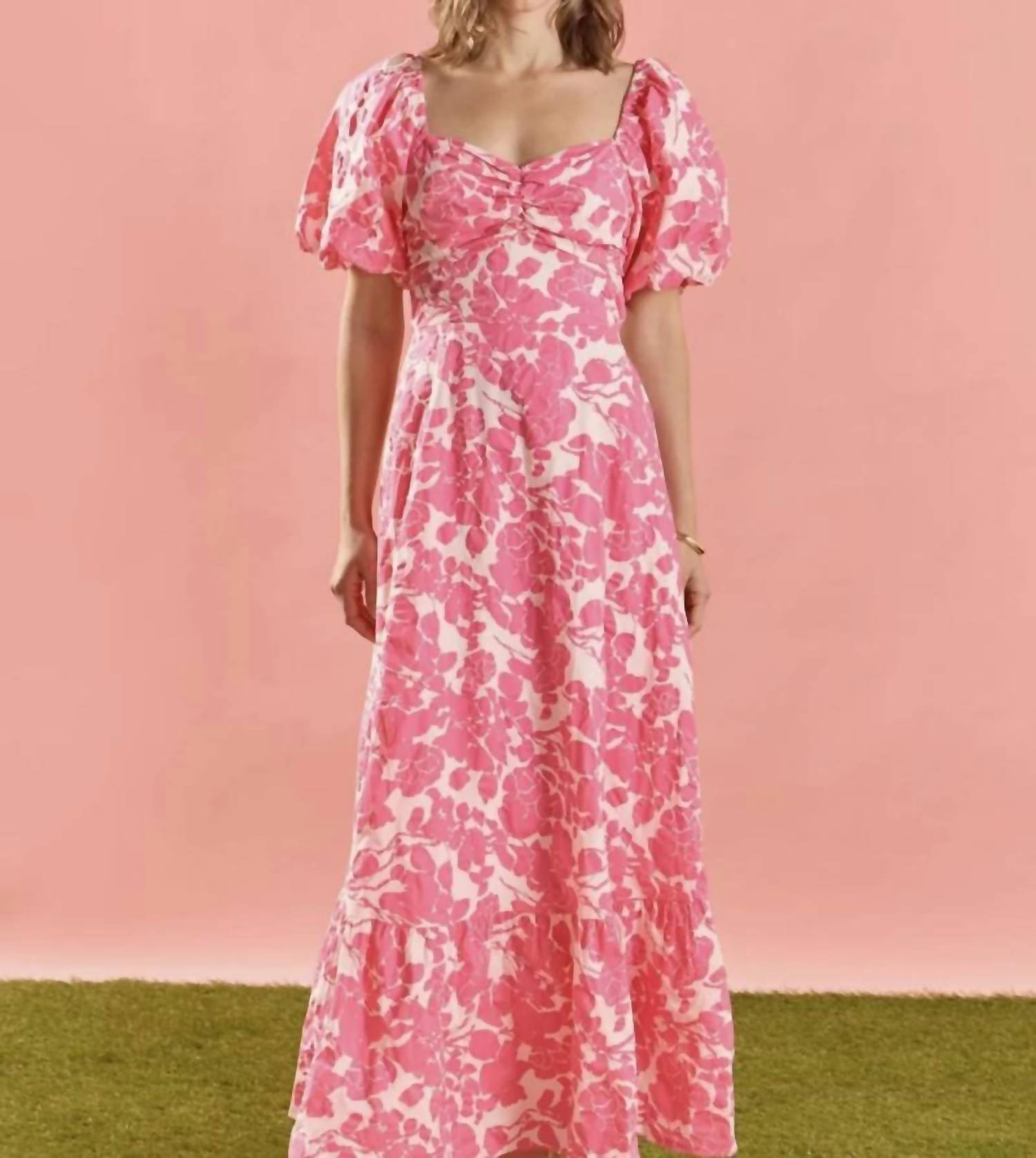 2.7 August Apparel - Women's Floral Print Maxi Dress