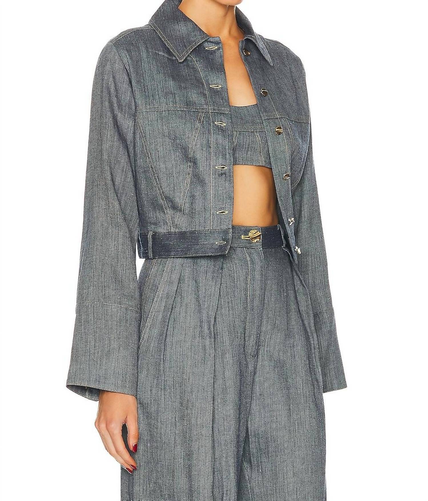 Matthew Bruch - Button Up Denim Jacket