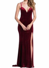 Fitted Velvet Dress
