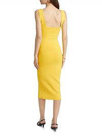 L'Agence - Romona Knit Midi Dress