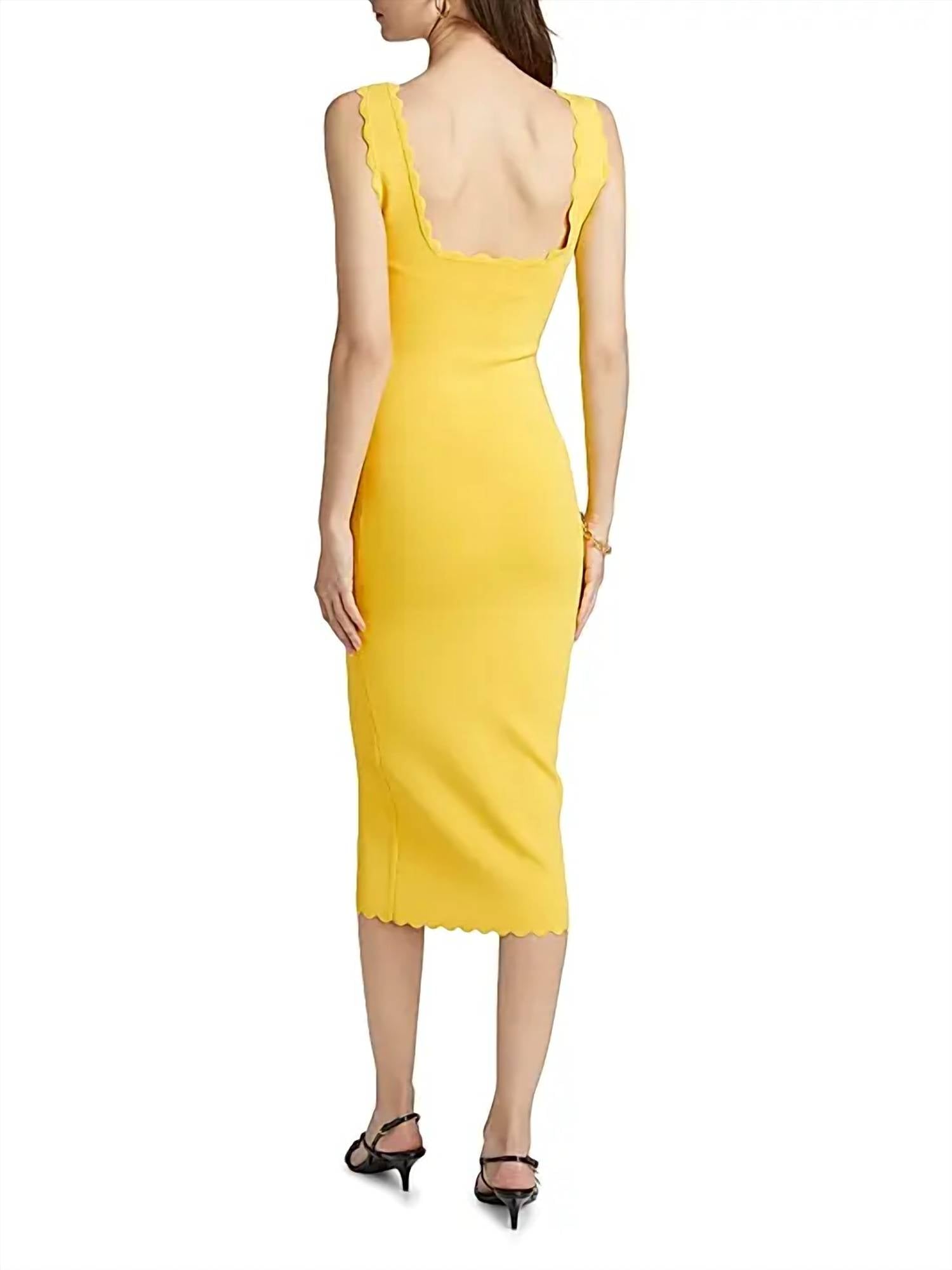 L'Agence - Romona Knit Midi Dress