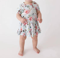 Posh Peanut - Ruffled Twirl Bodysuit Dress