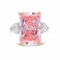 Diana M Jewels - Women's Radiant Lab-Grown Diamond Ring (10.00 Ct) - Bold