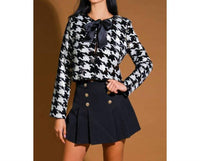 Flying Tomato - Women's Sequin Cropped Jacket