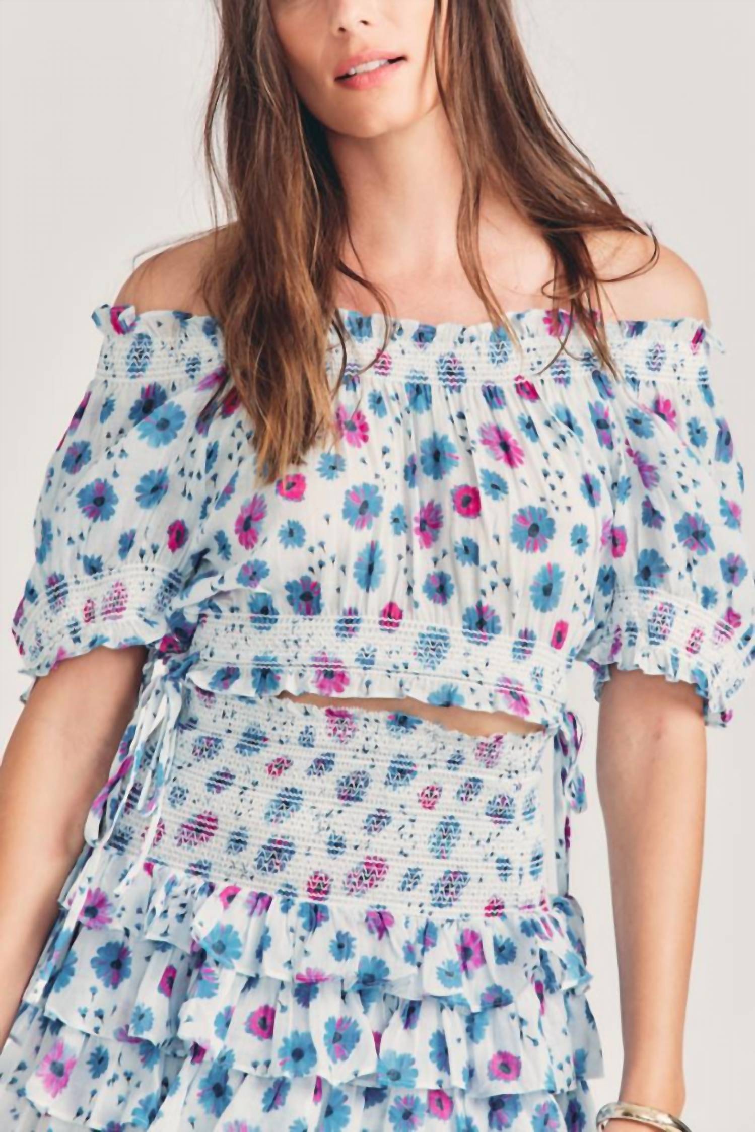 Loveshackfancy - Rosalinda Crop Top