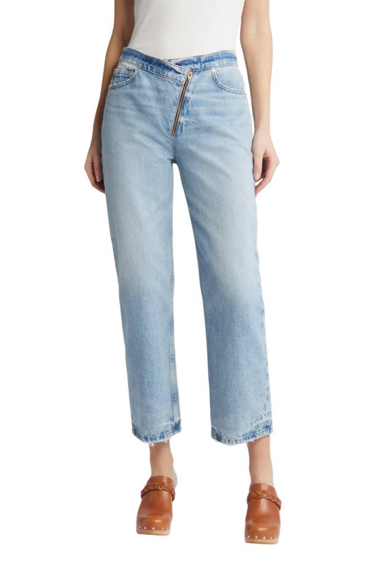 Frame - Le Jane Crop Angled Zipper Jeans