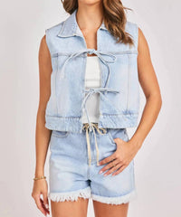 Sadie & Sage - Getaway Denim Vest