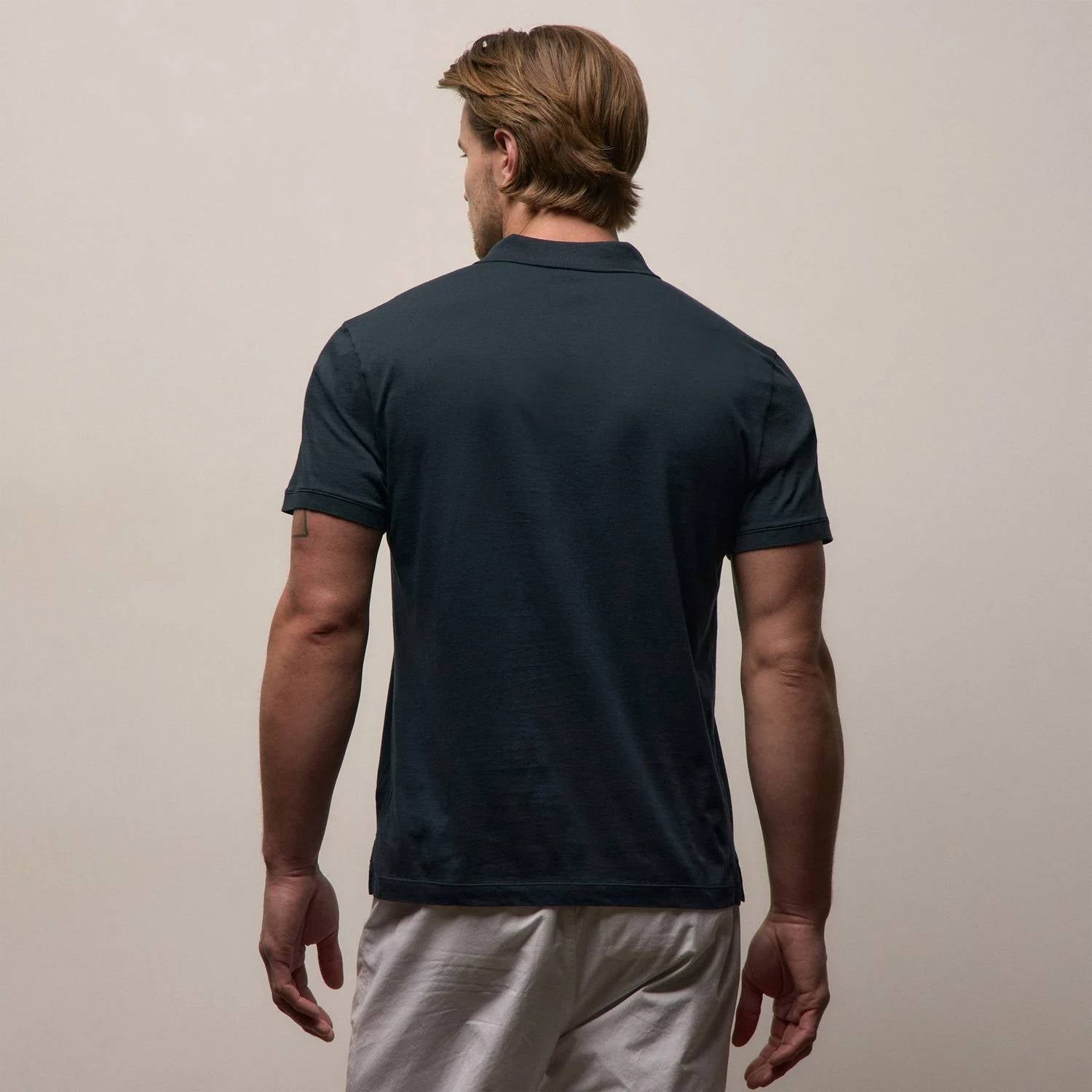 James Perse - Luxe Lotus Jersey Polo